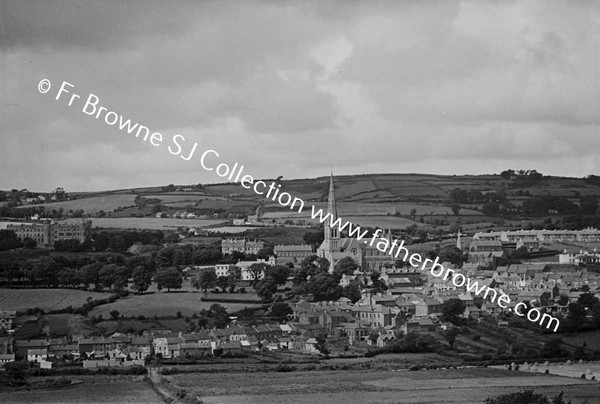 DISTANT VIEW OF CATHEDRAL COLLEGE AND TOWN FROM SOUTH